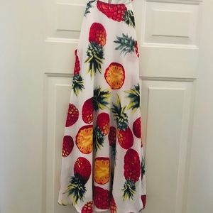 Entro Colorful Pineapple Spring/Summer Dress